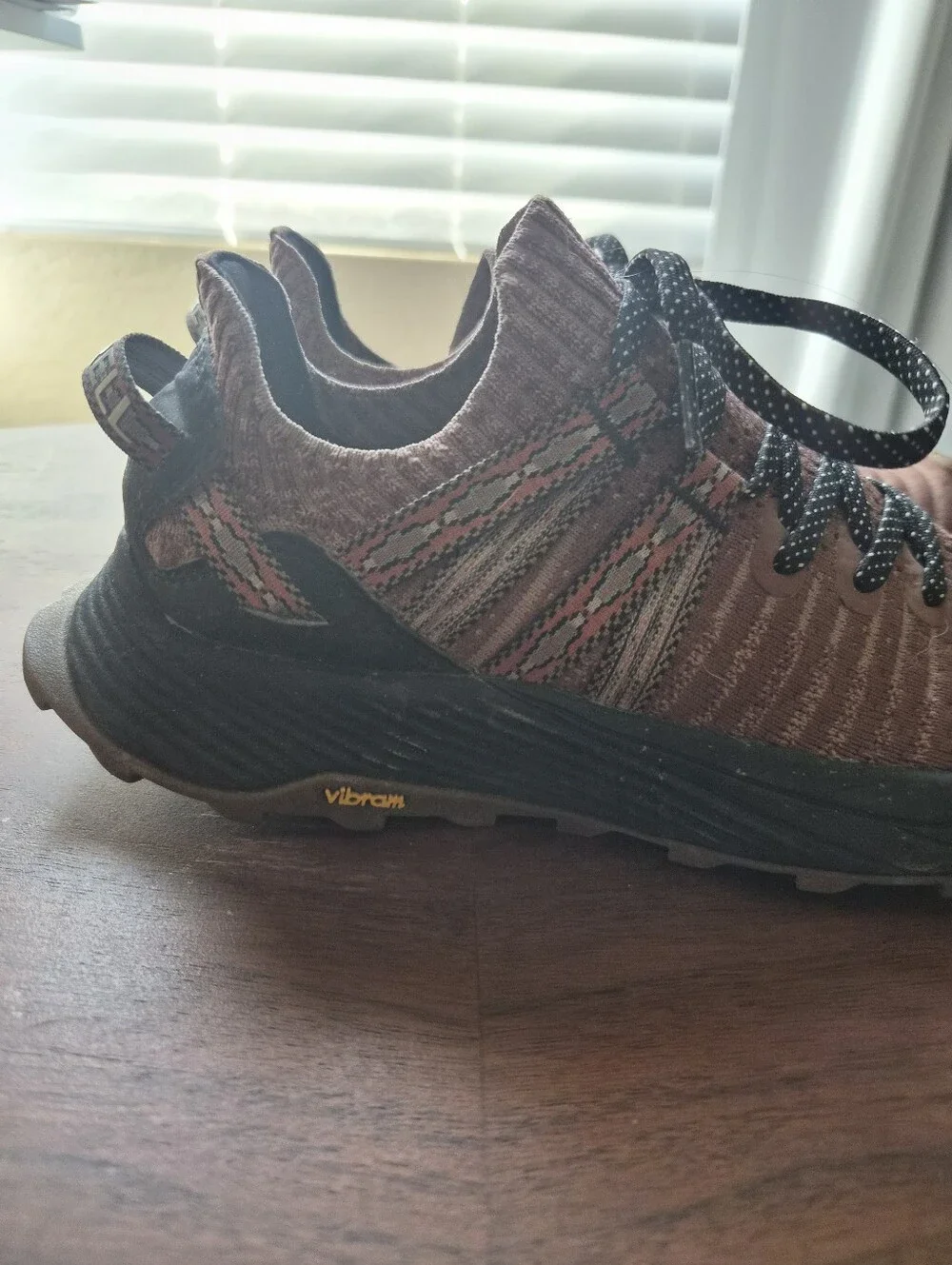 Merrell Women's Rust Brown Knit Trail Running Shoes Size 7